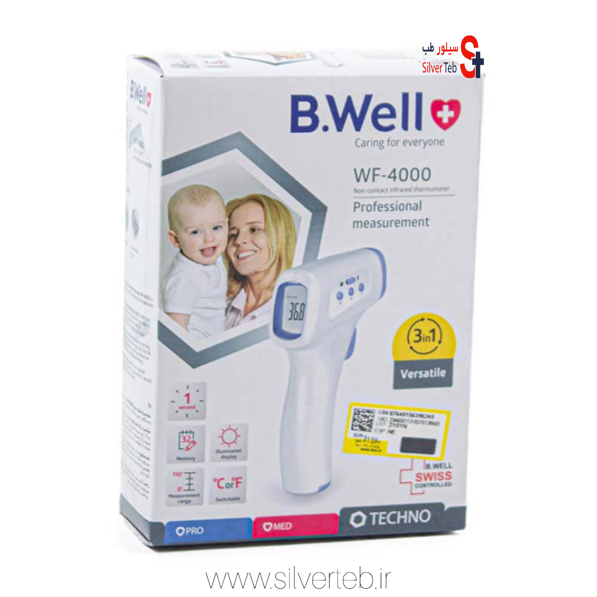 تب سنج دیجیتال بی ول BWell WF-4000 - تصویر 3