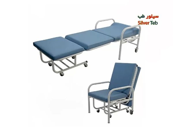 صندلی همراه بیمار- (مبل) صندلی تخت خواب شو بیمارستانی - تصویر 2