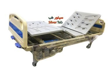 تخت مکانیکی سه شکن مدل ABS با قابلیت تنظیم ارتفاع مدل HB-MECH-005