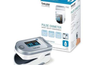 پالس اکسیمتر بیورر مدل PO60 beurer  دارای بلوتوث هوشمند پشتیبانی از نرم افزار Beurer Health Manager