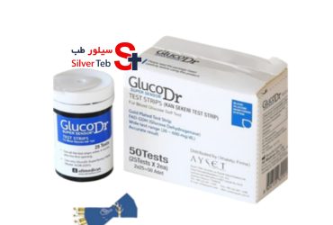 نوار تست قند خون گلوکو داکتر بسته 50 عددی