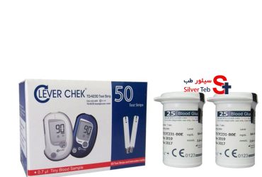 نوار تست قند خون کلور چک (Clever Check) 50 عددی