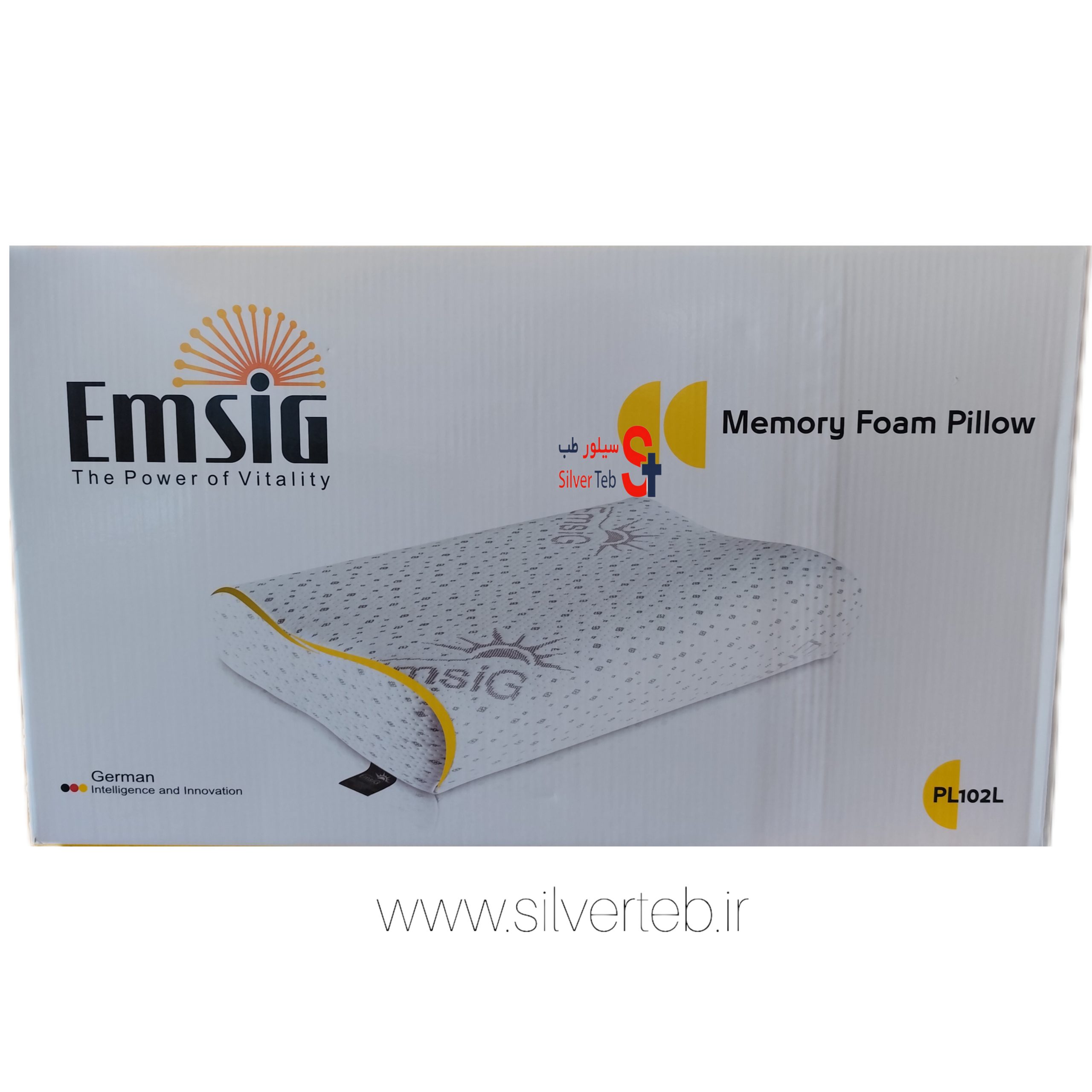 بالش طبی مموری فوم امسیگ مدل PL102L