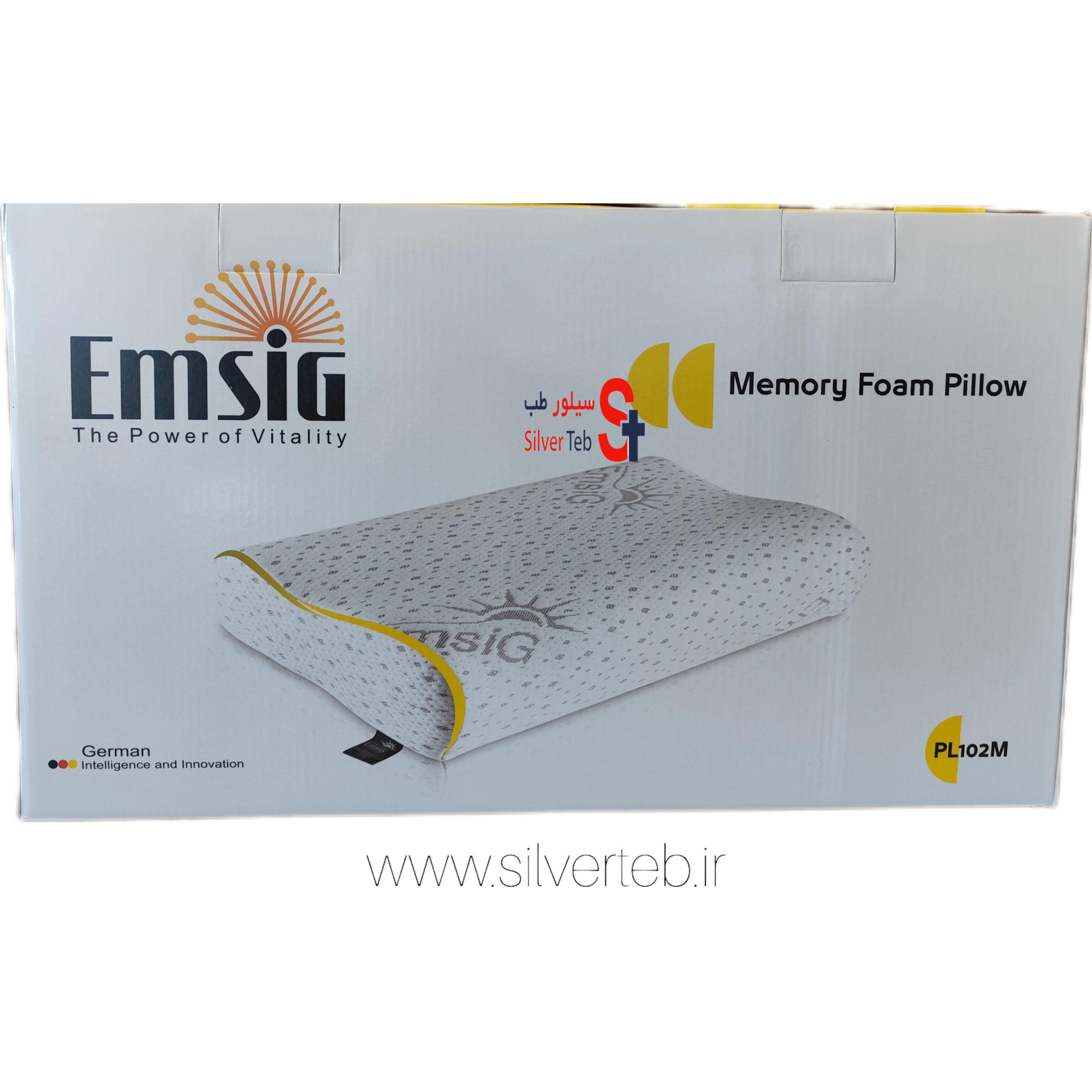 بالش طبی مموری فوم امسیگ مدل PL102M