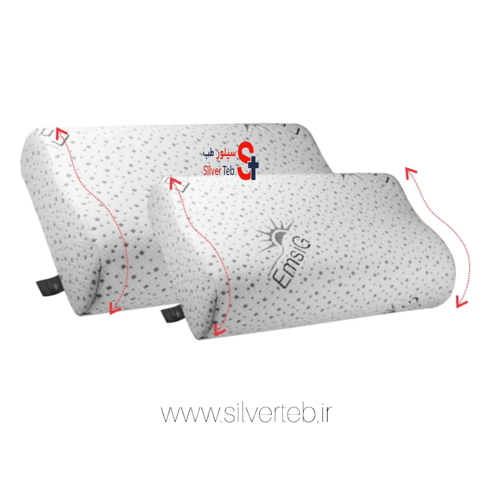 بالش طبی مموری فوم امسیگ مدل PL102 در فروشگاه اینترنتی