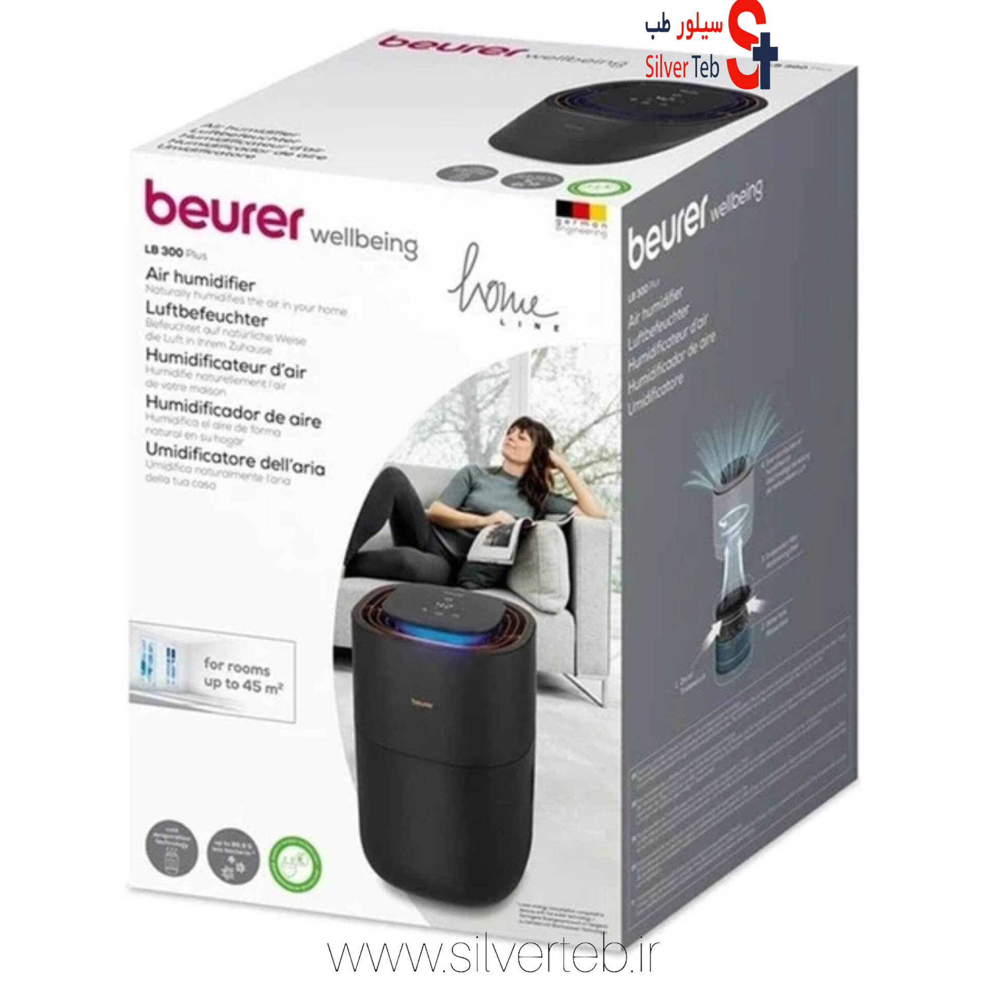 دستگاه بخور سرد بیورر مدل LB300 ظرفیت ۸ لیتر - تصویر 3