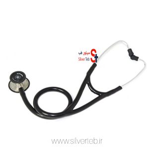 گوشی پزشکی ریشتر مدل 1-4001 duplex آلومینیومی (خاکستری-مشکی)