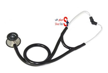 گوشی پزشکی ریشتر مدل 1-4001 duplex آلومینیومی (خاکستری-مشکی)