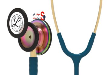گوشی پزشکی لیتمن کلاسیک 3 آبی کاربنی رنگین کمانی 5807