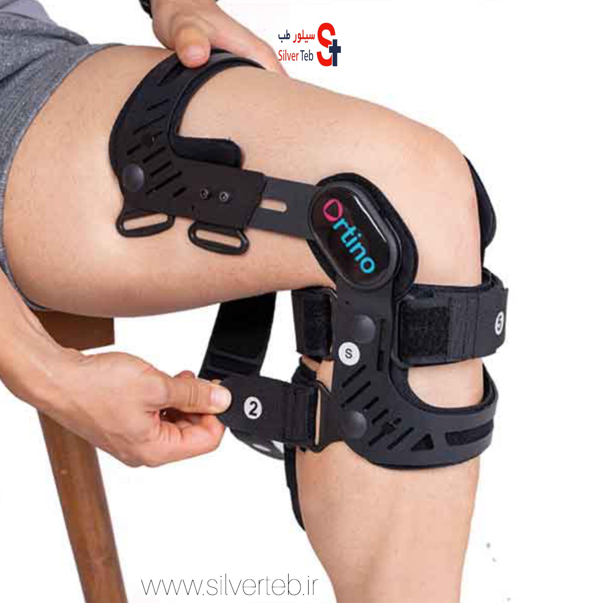 زانوبند اورتینو مدل Rebound Dual مناسب پای راست و چپ - تصویر 2