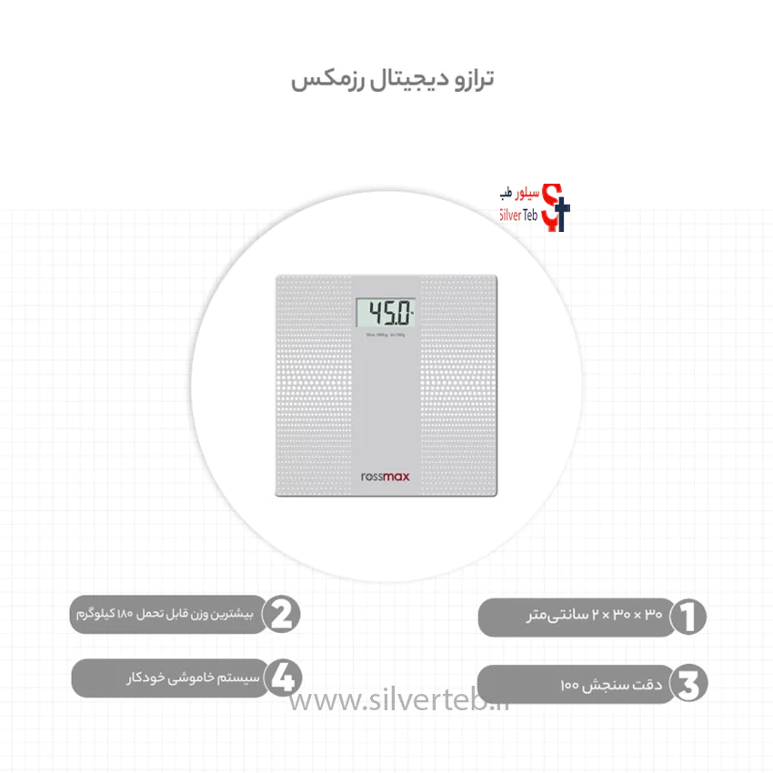 ترازو دیجیتال رزمکس مدل WB101 - تصویر 10