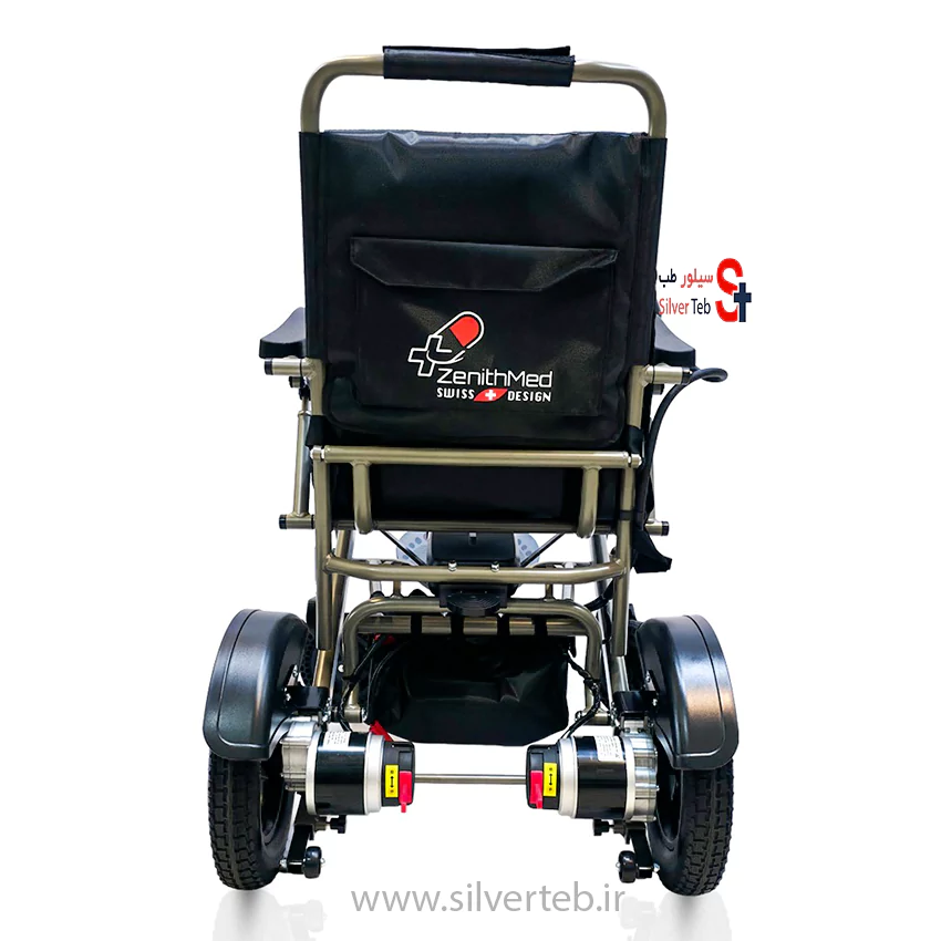 ویلچر برقی زنیت مد مدل (110A(B آلومینیومی تاشو - تصویر 6